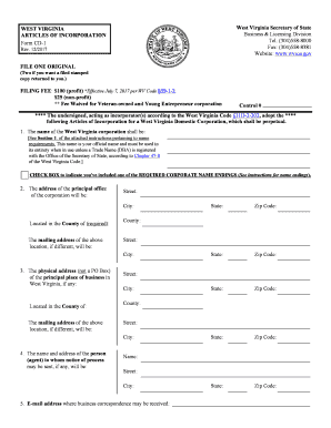 Forms for Business and Licensing  WV Secretary of State  State 2017