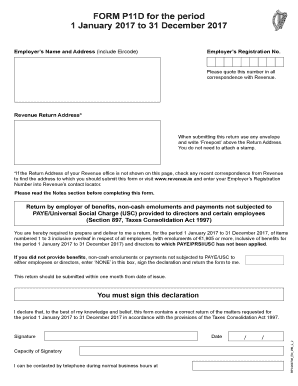  P11d Word Template Form 2017