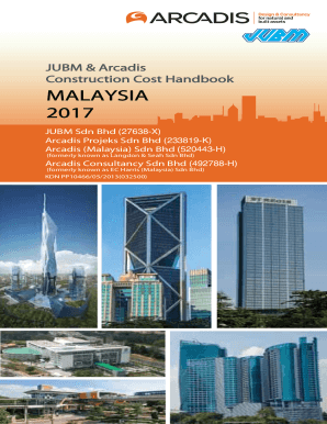 Construction Cost Handbook Malaysia  Form