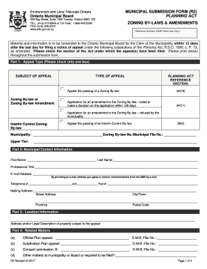  Municipal Submission Form 2017-2024