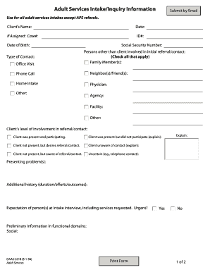 Get and Sign Nc Daas 6218 Save Fillable  Form