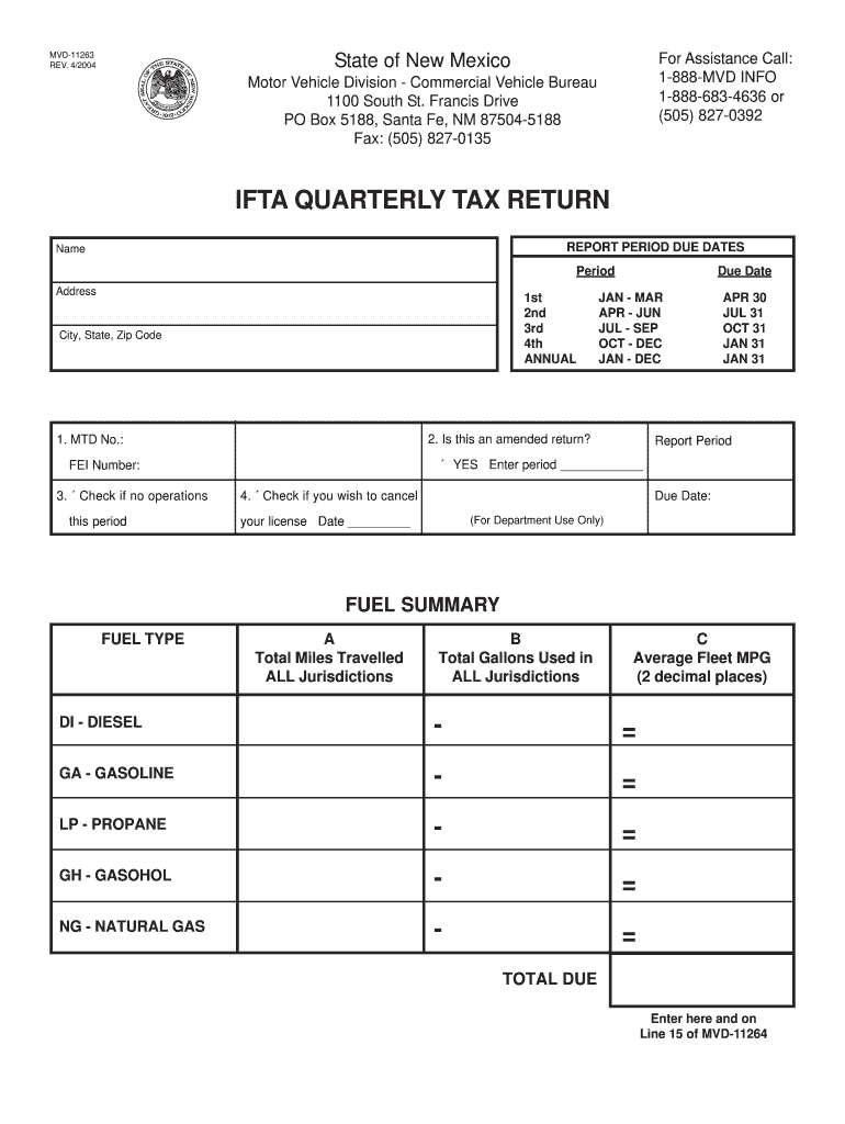 New Mexico Ifta Login  Form