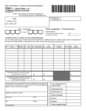 Crs 1 Form