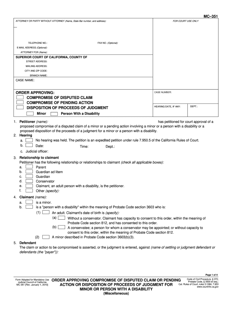 Mc 351  Form