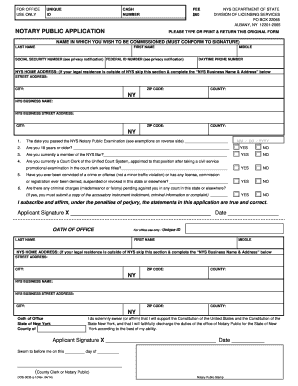 Ny Notary Application Form