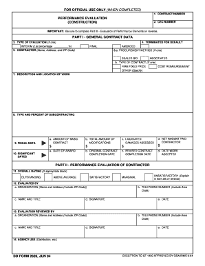 U S DOD Form Dod Dd 2626 Download