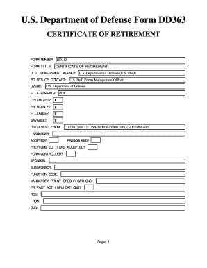 Dd Form 363