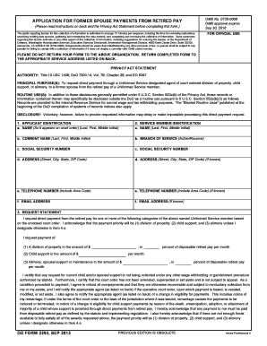 Dd Form 2293