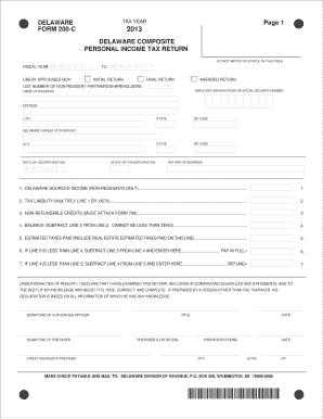 Get and Sign Delaware Composite  Form 2013-2022