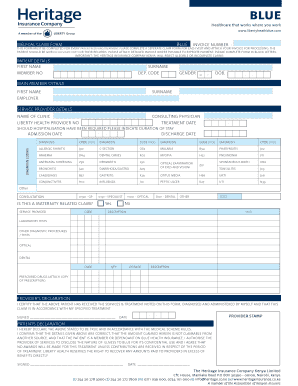 Heritage Tpa Claim Procedure  Form