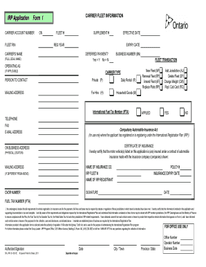 Irp Form 1 and 4