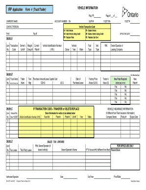 Irp Form 4