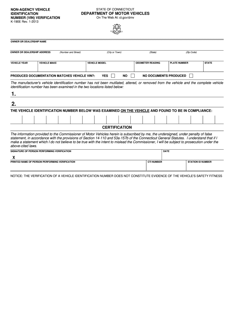 K 190e  Form