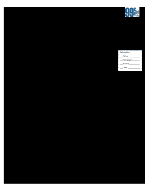 99 Cent Store Application  Form