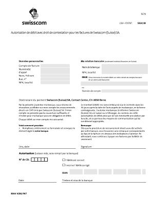 Formulaire Lsv Swisscom PDF