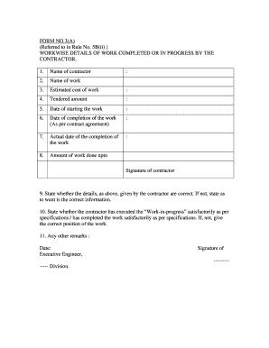 Pwd Work Completion Certificate Format