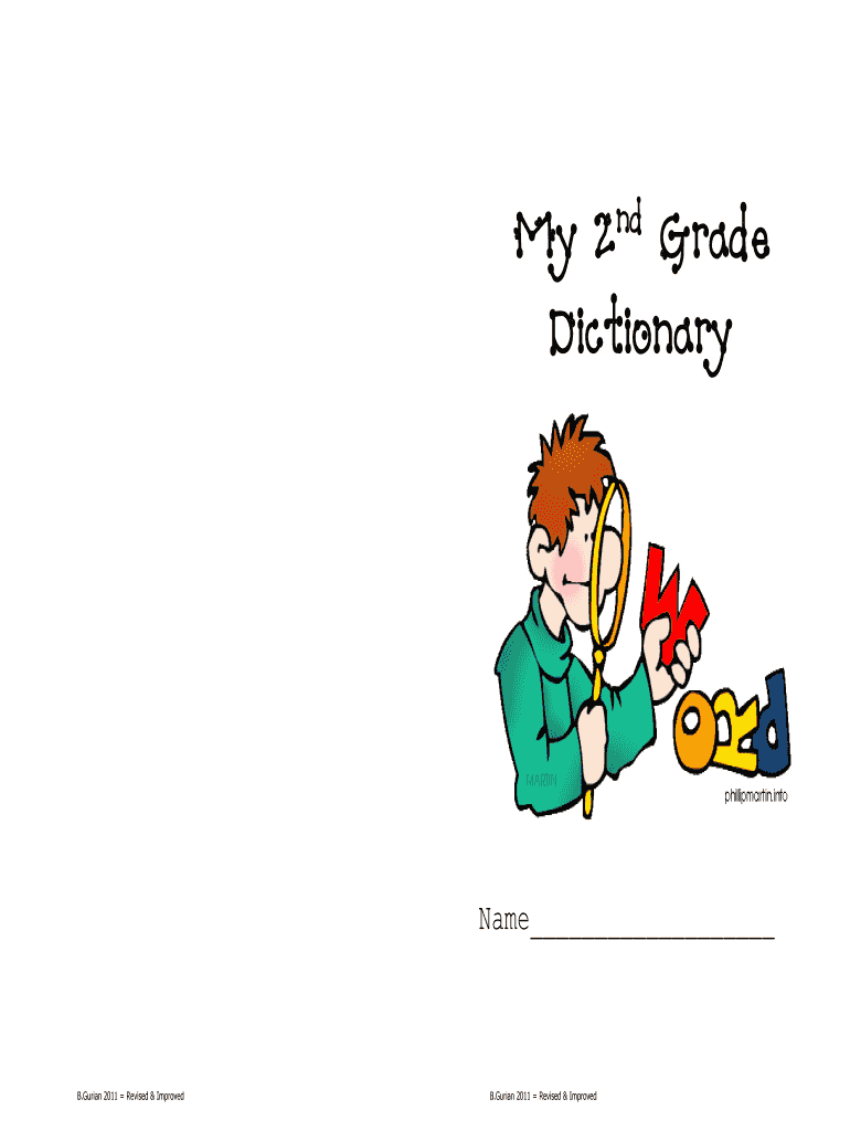  My 2nd Grade Dictionary PDF 2011-2024