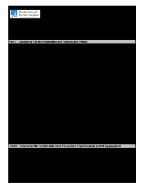  Agreement & Customer Authorization Pacific Gas and Electric 2014