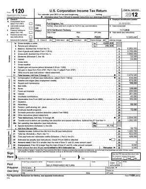 Sample Tax Return  Form