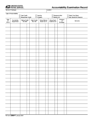 Ps Form 3368