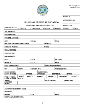  Town of Surfside Building Department 2010-2024