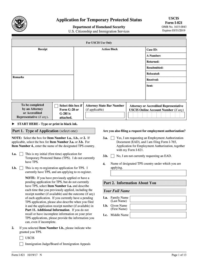 Get and Sign I 821form 2014