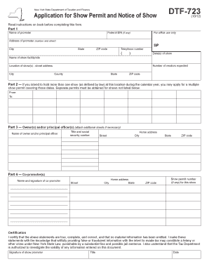 Dtf 723 Form