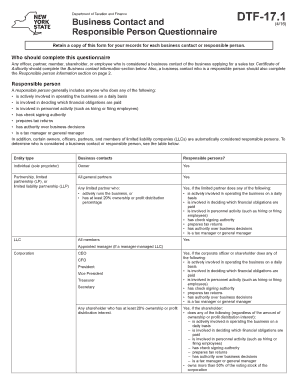 Dtf 17 1 Fill in Form