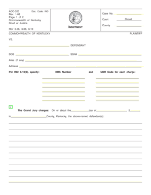 Kentucky 2 Aoc  Form