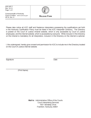 Aocint 7 PDF  Form