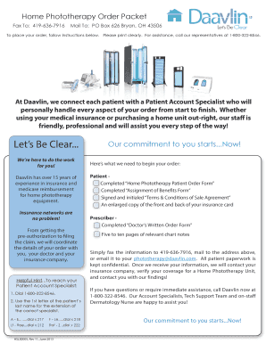 Dermapal for Home Phototherapy Dosing Manual  Form