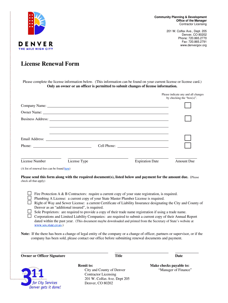  Denvergove Org Licensing 2010-2024