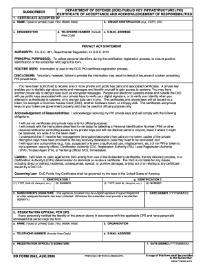 Dd Form 2842