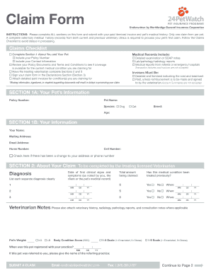 24petwatch Claim Form