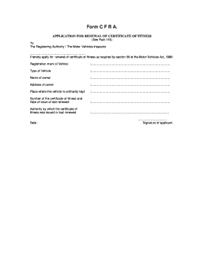 Cfra Form