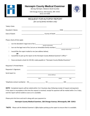 Autopsy Report Hennepin  Form