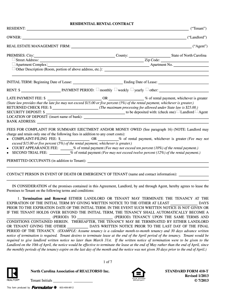  Standard Form 410 T 2013-2024