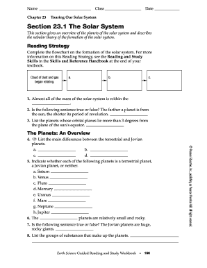 Chapter of Solar System Form