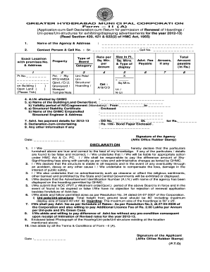 4211 Ghmc Act 1955 Form