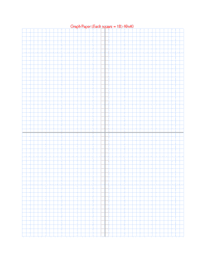 Graph Paper 40x40  Form