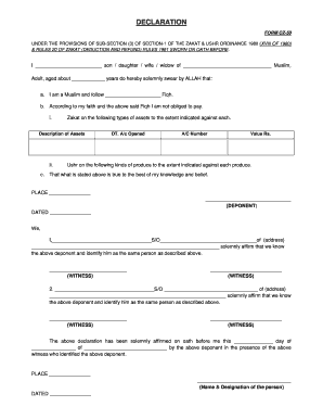Get and Sign Zakat Form in Urdu PDF