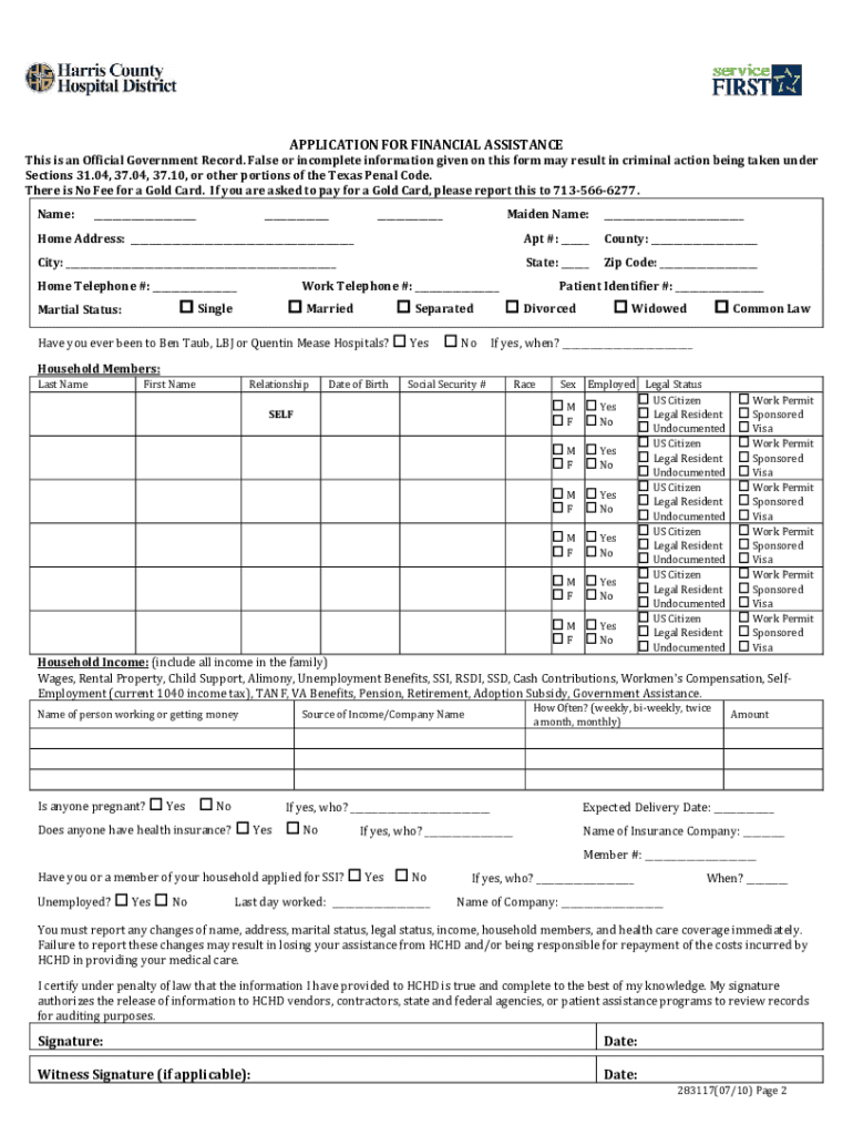  Gold Card Application 2010-2024