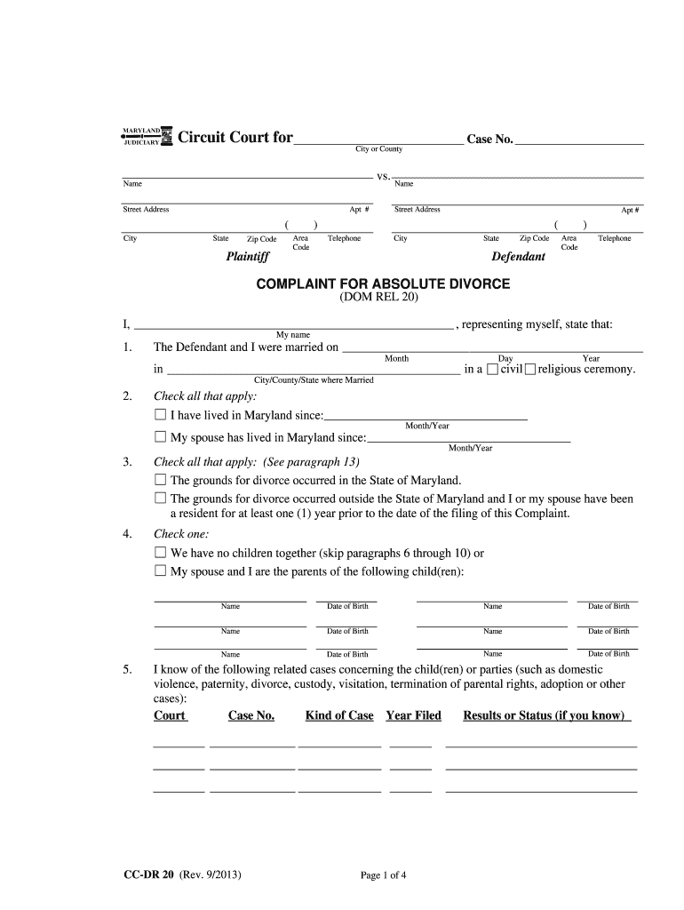  Dom Rel20 Form 2013