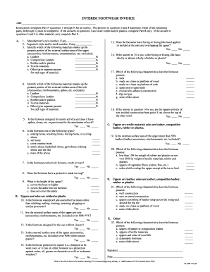 International Footwear Association  Form