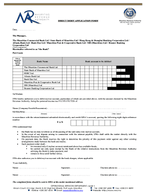 Mra Application Form