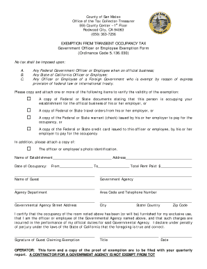 Sanmateocountytaxcollector  Form