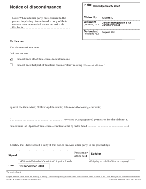 N279 Form