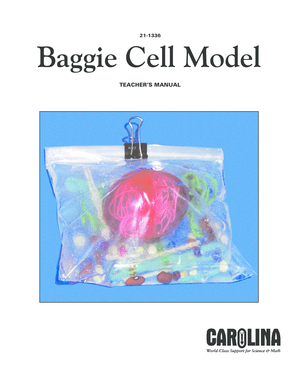 Baggie Cell Model Carolina  Form