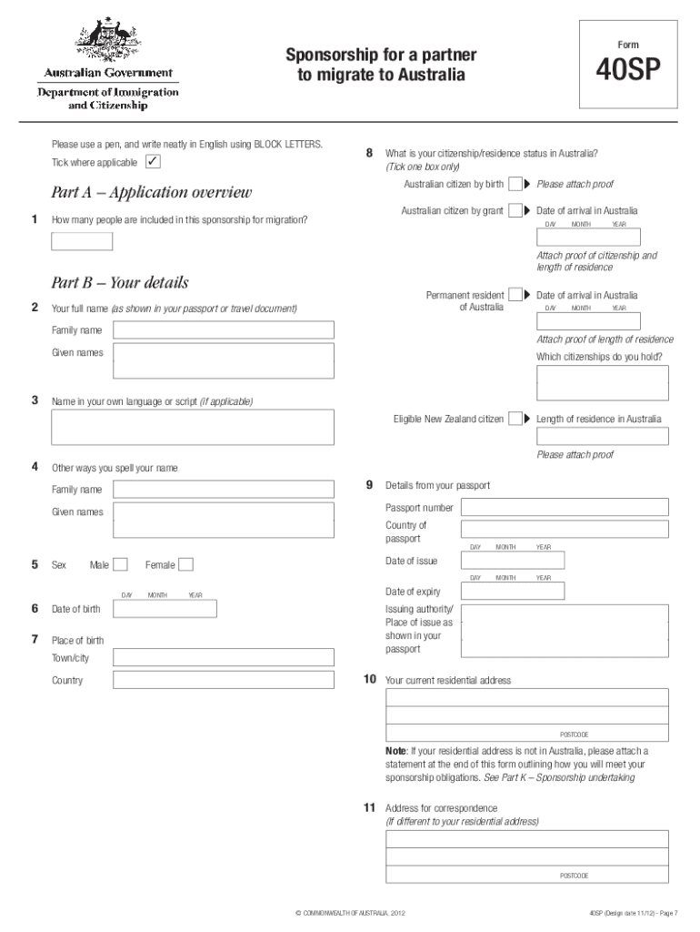 Form 40sp Online