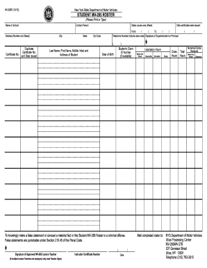 Mv 285 Form